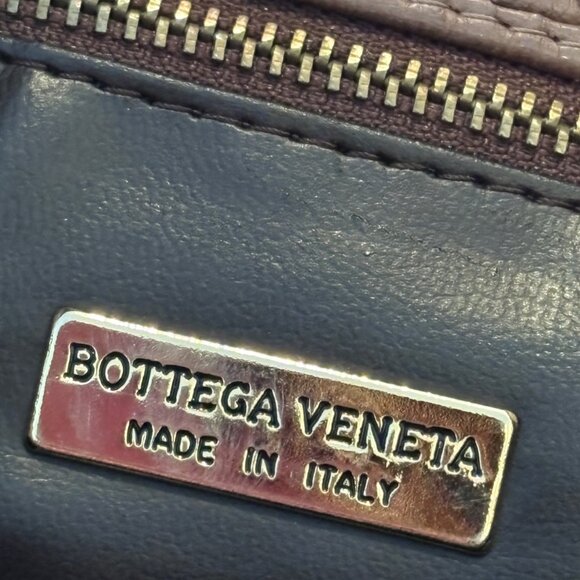 Vintage Bottega Veneta Taupe Intrecciato Buttery Leather Drawstring Hobo Bag - Picture 8 of 16